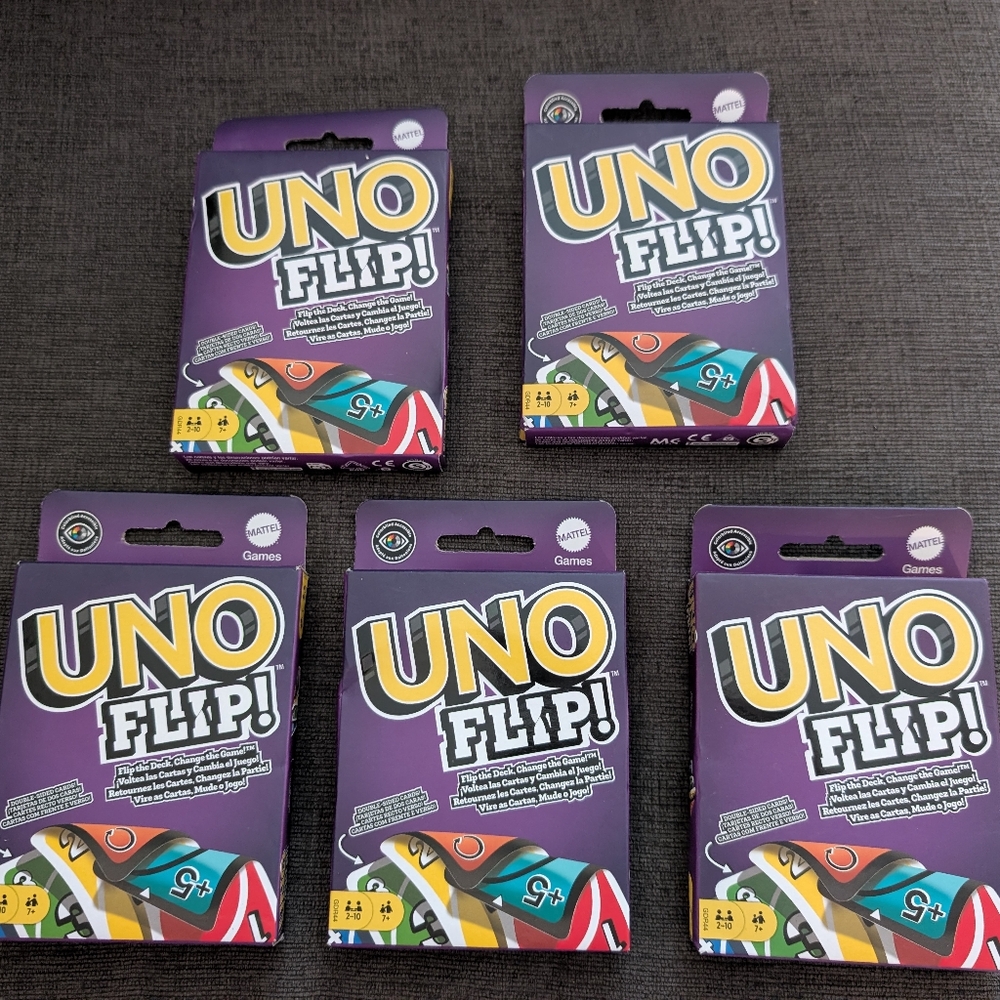 UNO Flip Card Game Set